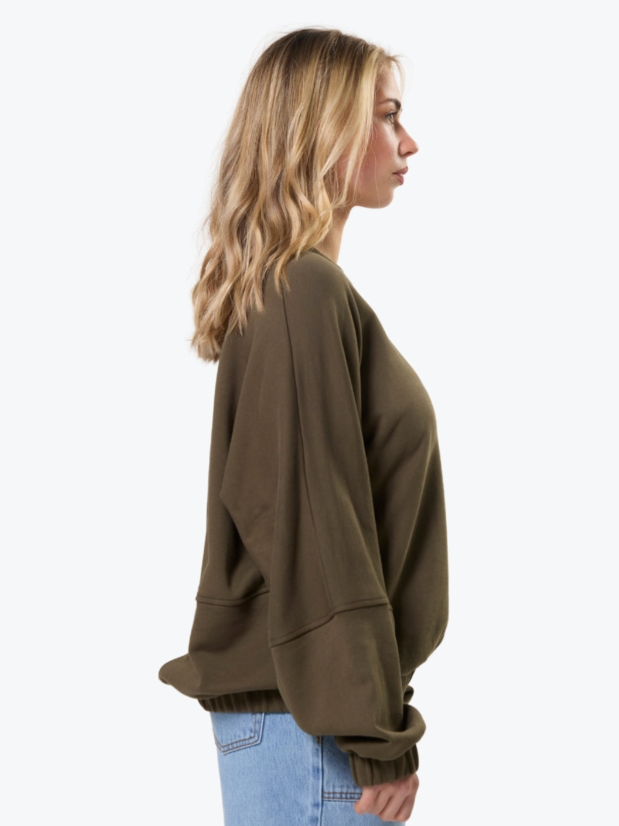 Stella + Gemma Bubble Sweat | Moss