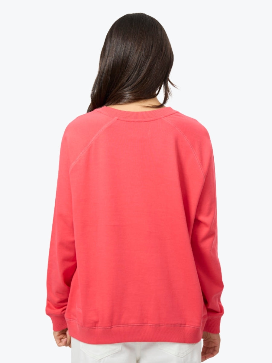 Stella + Gemma Classic Sweat | Deep Coral Small Rotation
