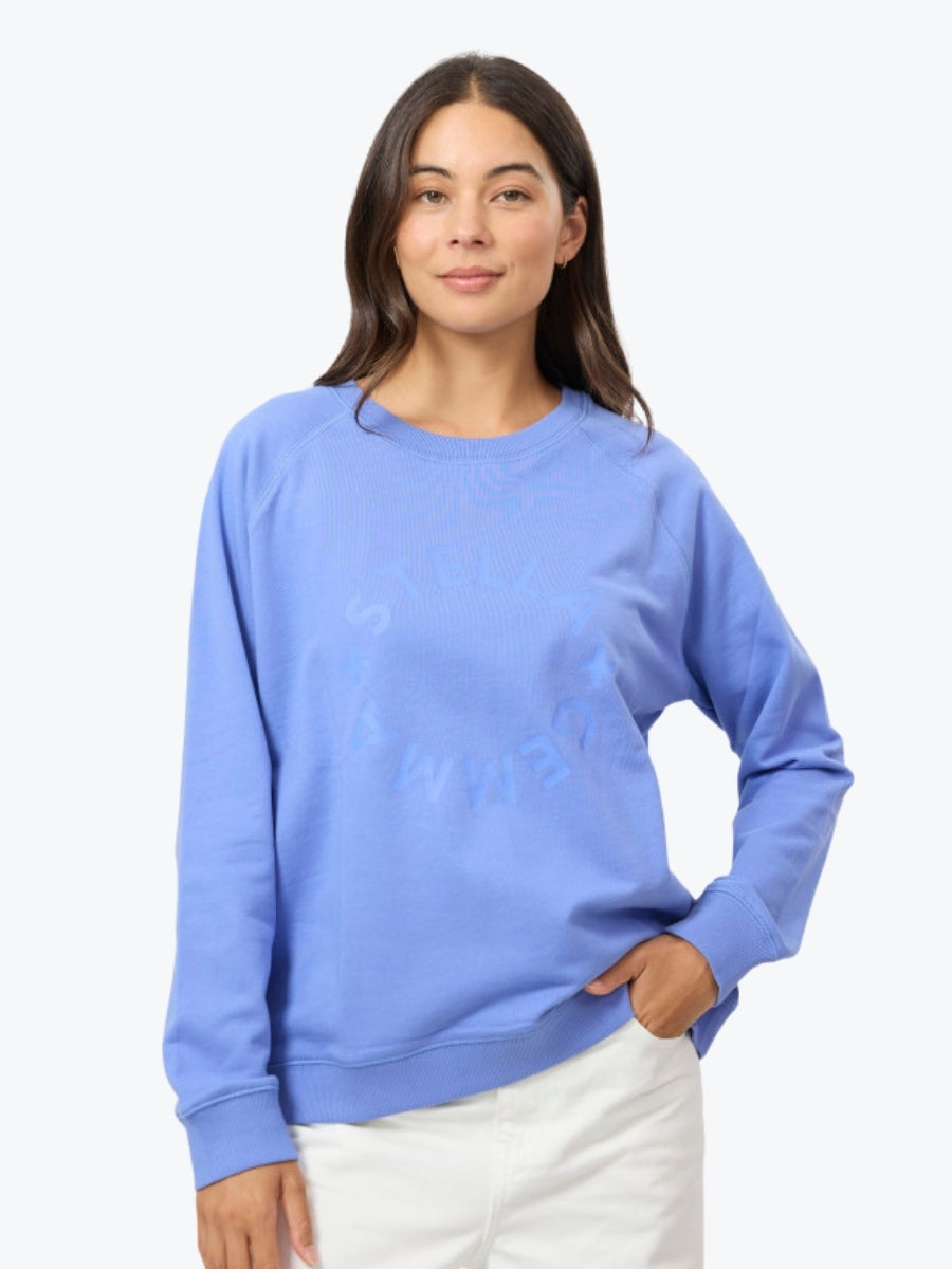 Stella + Gemma Classic Sweat | Midnight Iris Rotation