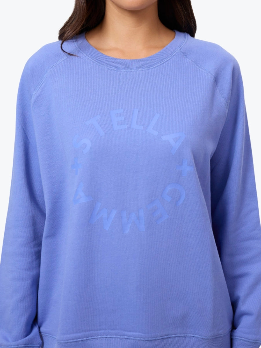 Stella + Gemma Classic Sweat | Midnight Iris Rotation