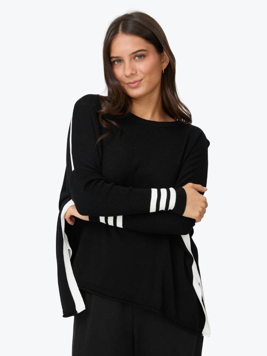 Stella + Gemma Farah Knit | Black/Milk