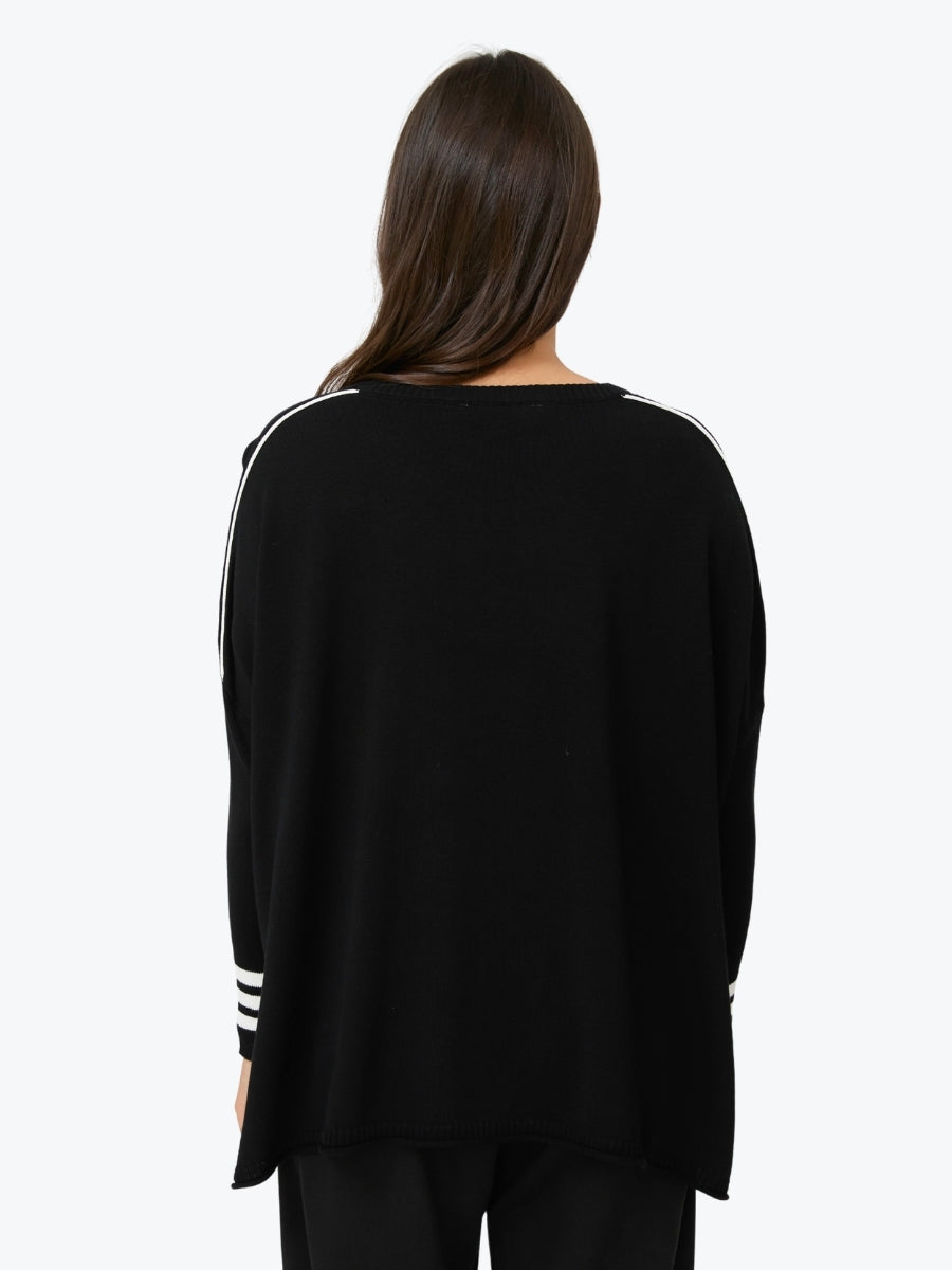 Stella + Gemma Farah Knit | Black/Milk