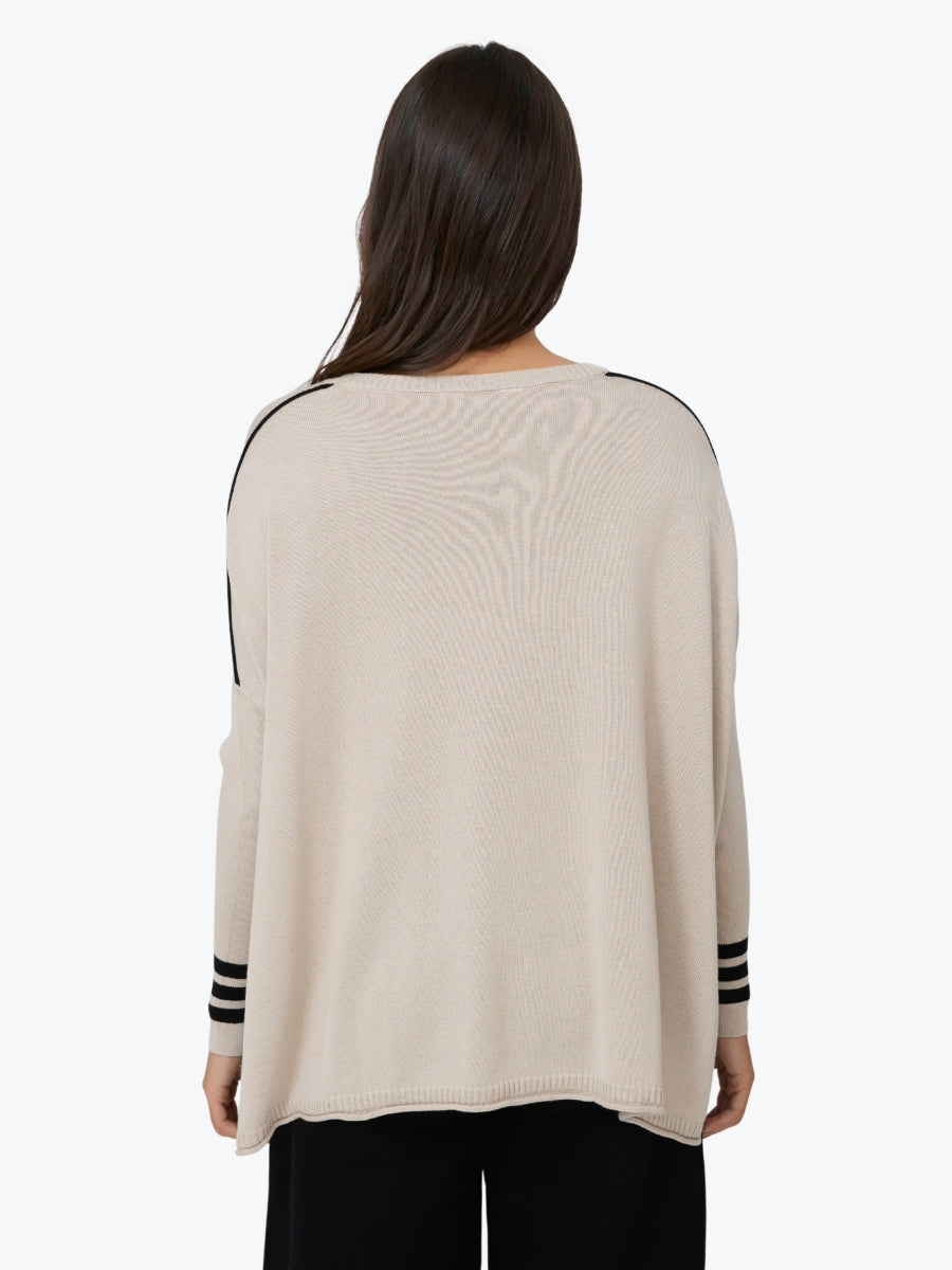Stella + Gemma Farah Knit | Natural/Black