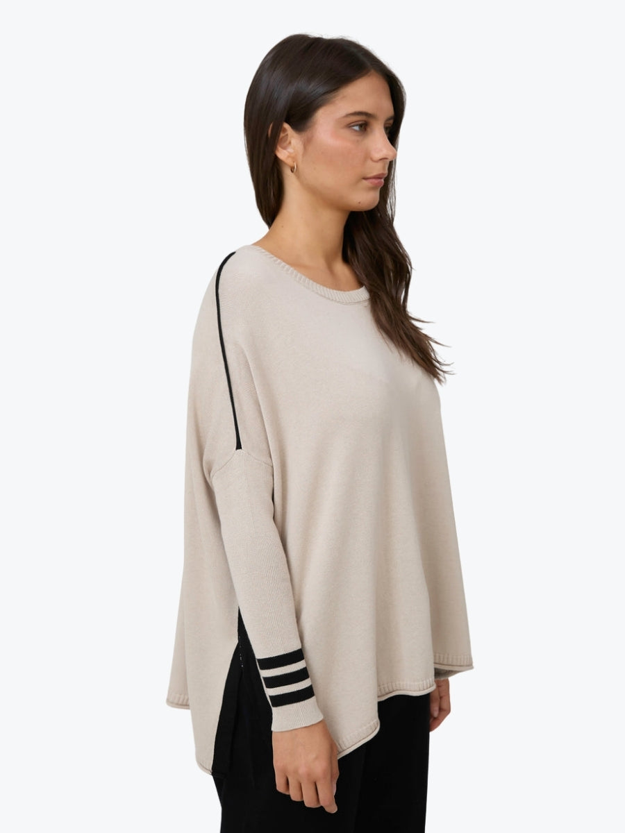 Stella + Gemma Farah Knit | Natural/Black