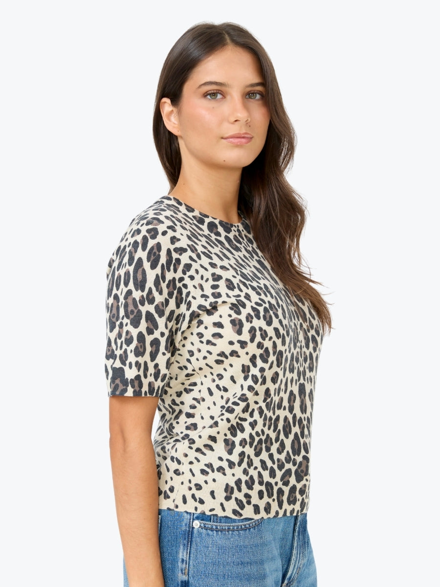 Stella + Gemma Grace Knit Top | Leopard