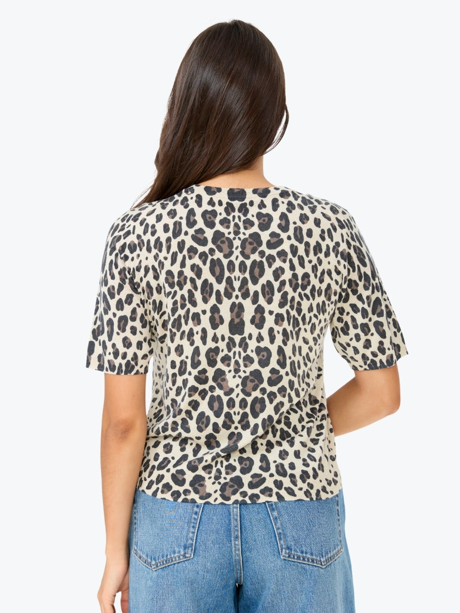 Stella + Gemma Grace Knit Top | Leopard