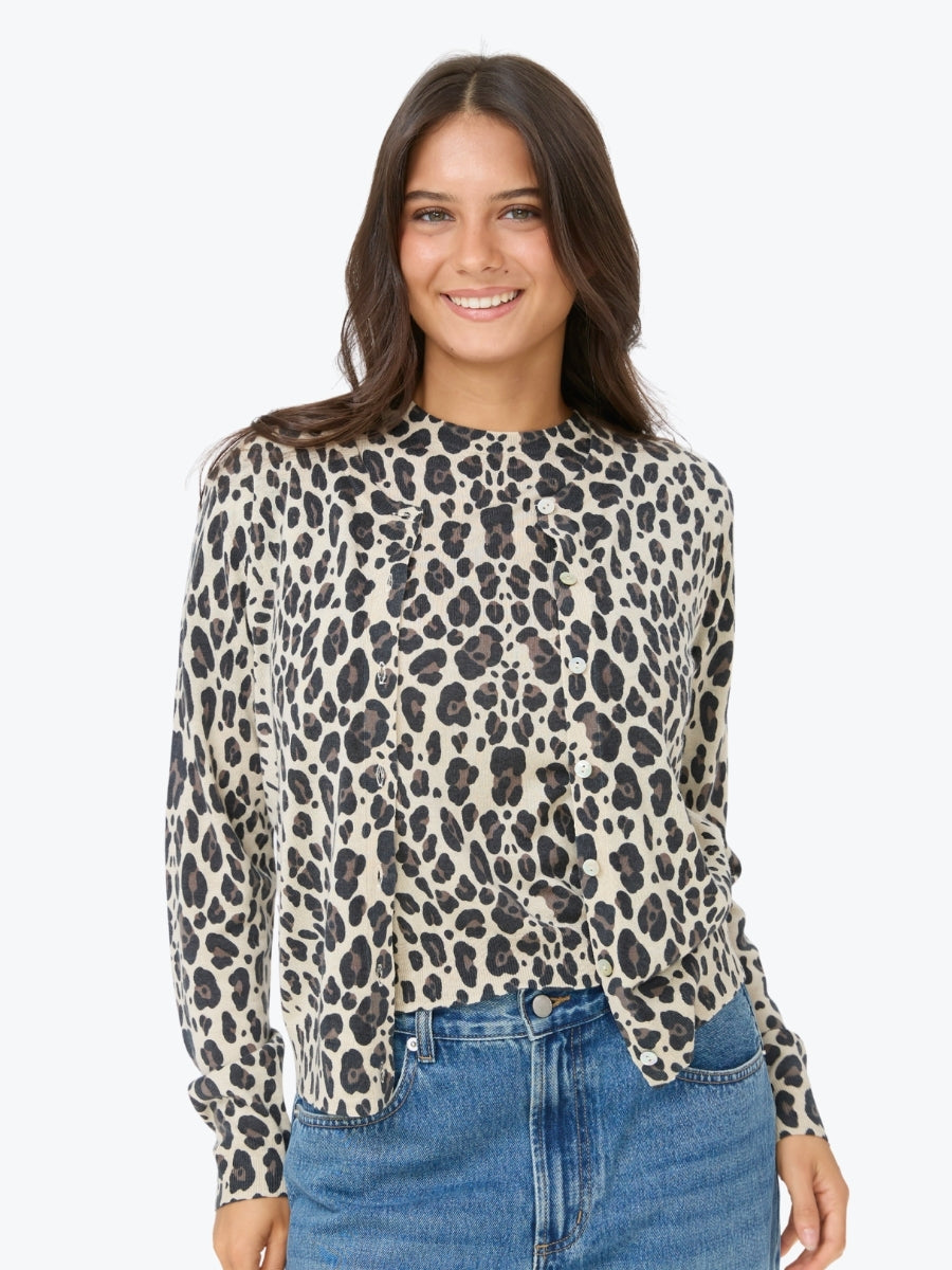 Stella + Gemma Grace Knit Top | Leopard