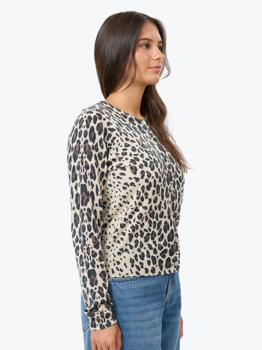 Stella + Gemma Jackie Knit Cardigan | Leopard