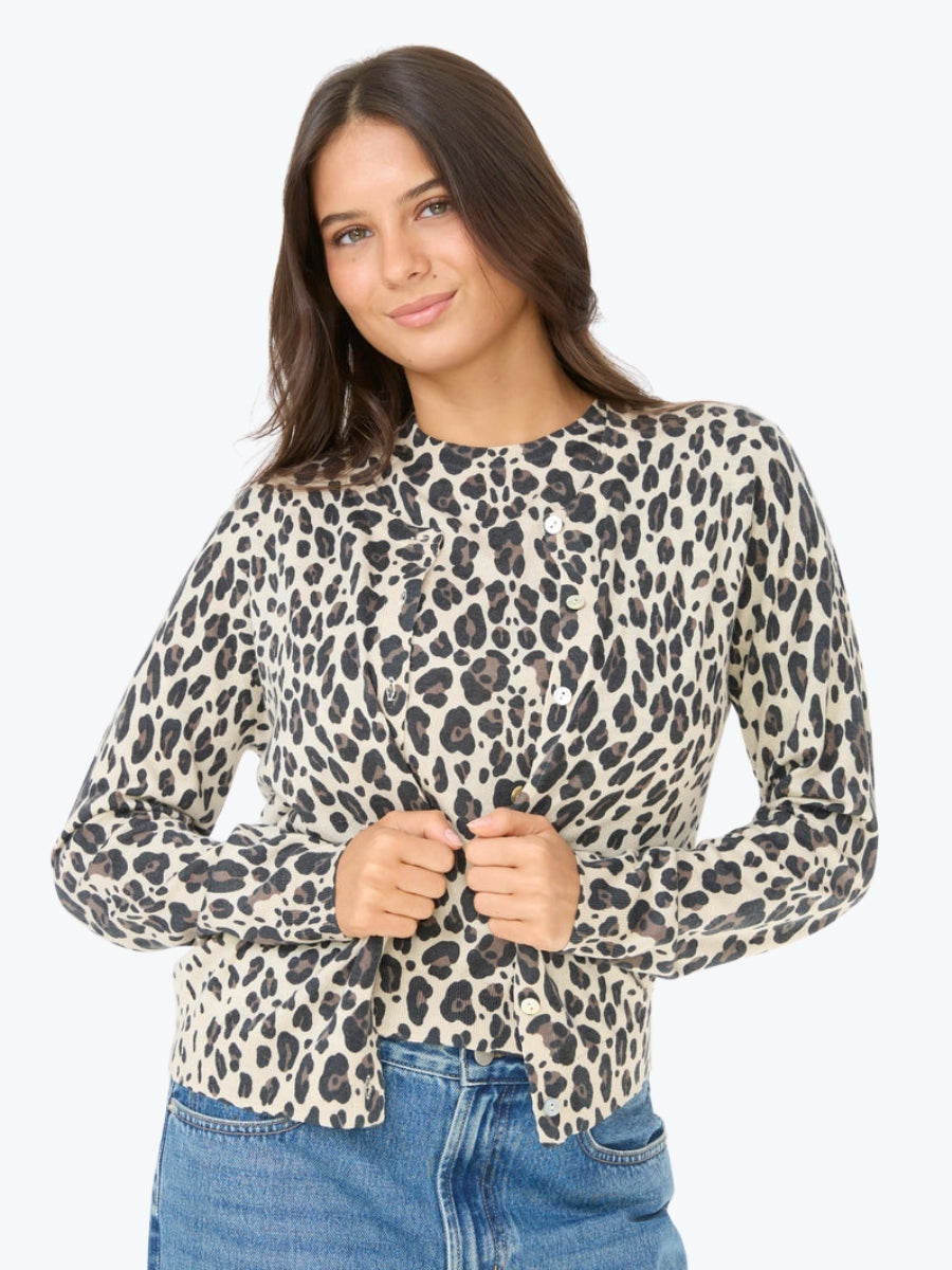 Stella + Gemma Jackie Knit Cardigan | Leopard
