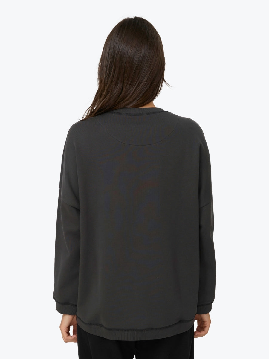 Stella + Gemma Newport Pocket Sweatshirt | Aged Black