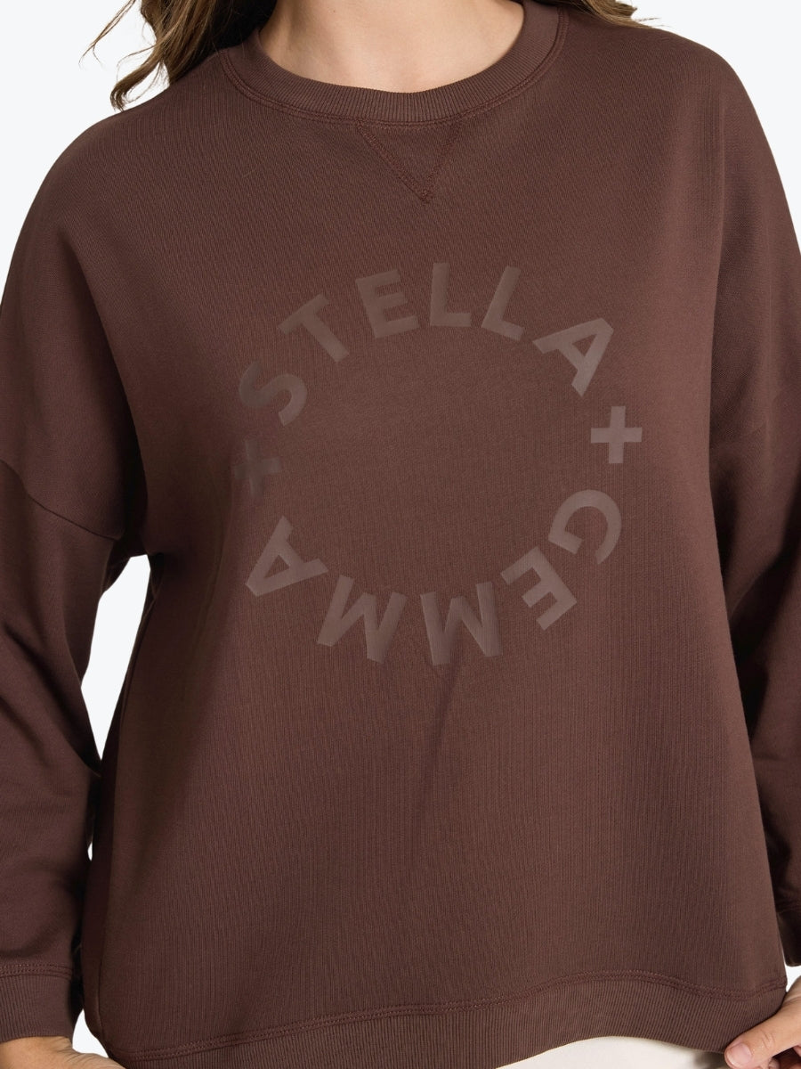 Stella + Gemma Newport Sweatshirt | Chocolate