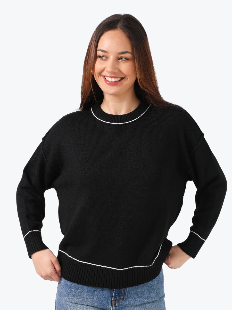 Stella + Gemma Denver Jumper in Black