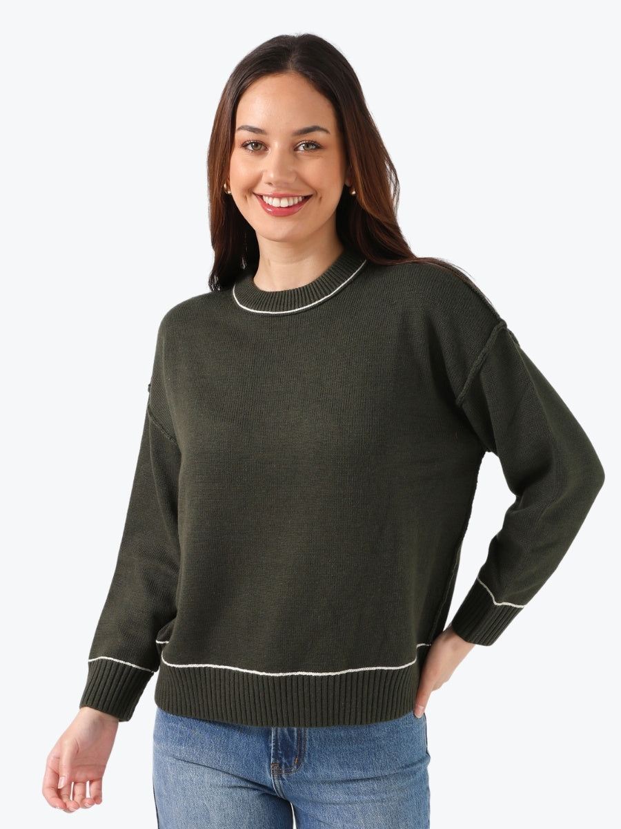 Stella + Gemma Denver Jumper in Khaki