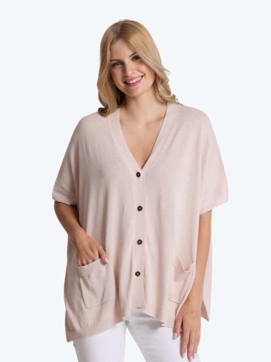 Stella + Gemma Elliot Cardigan in Sugar Almond