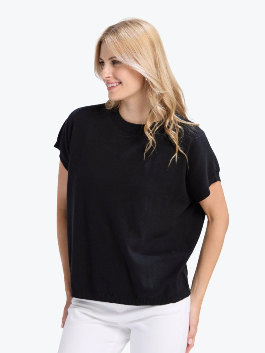 Stella + Gemma Gwen Tee in Black