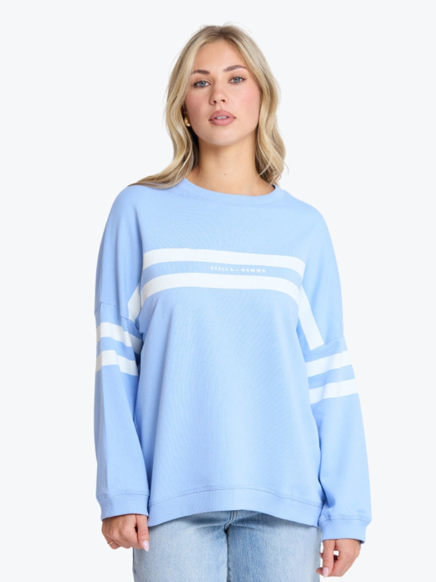 Stella + Gemma Newport Sweat True Icon in Cornflower