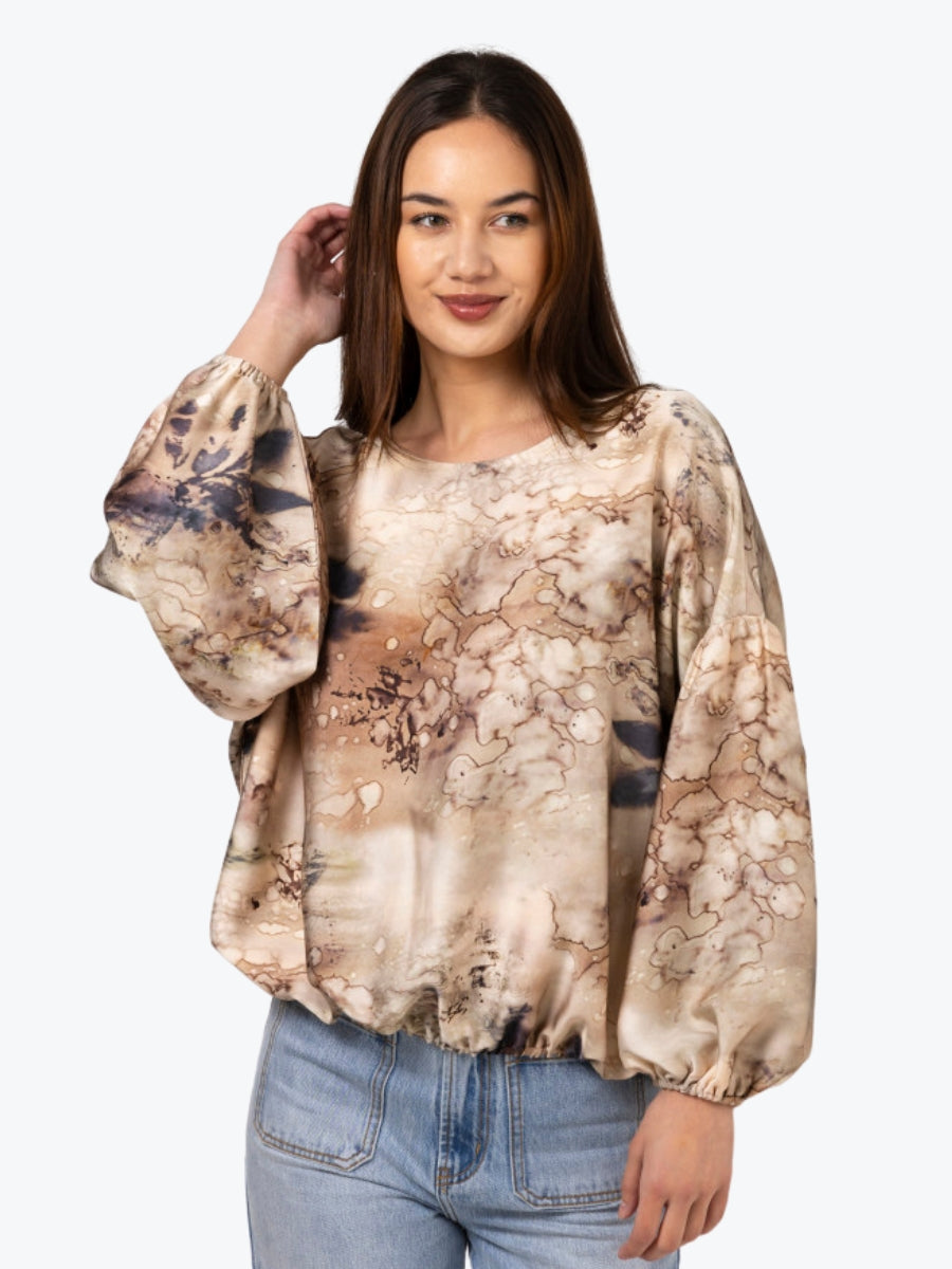 Stella + Gemma Verity Blouse in Winter Watercolour