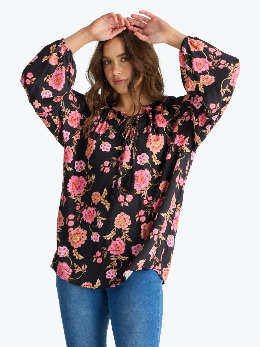 Talisman Billy Ray Top in Lola Floral