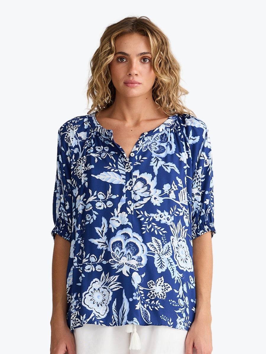 Talisman Rodeo Top in Celestial Bloom