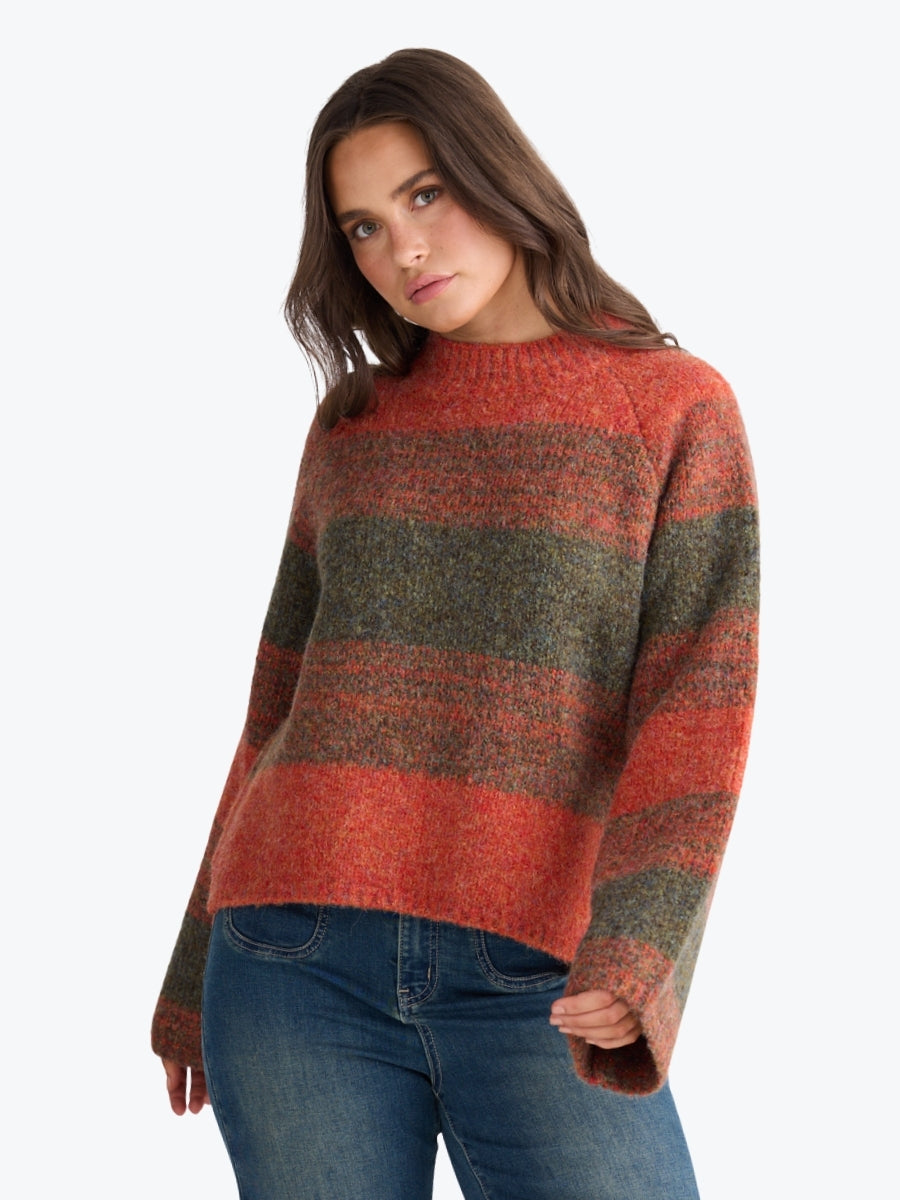 Talisman Vesper Knit | Orange/Green