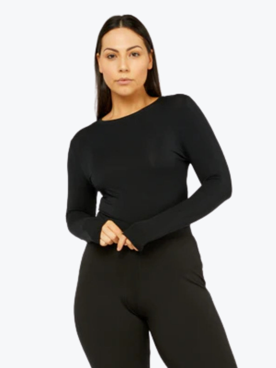 Tani High Neck Long Sleeve Top 79276