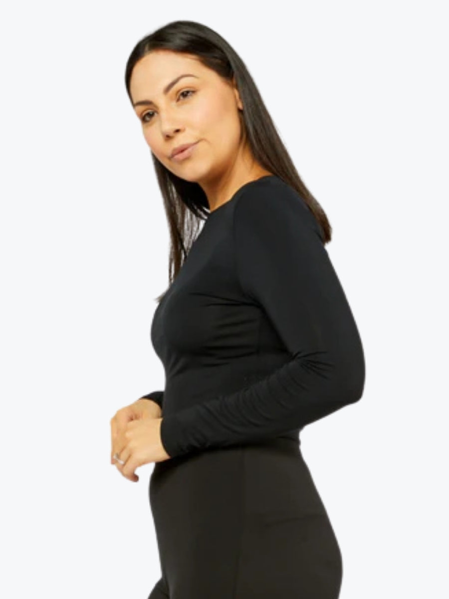 Tani High Neck Long Sleeve Top 79276