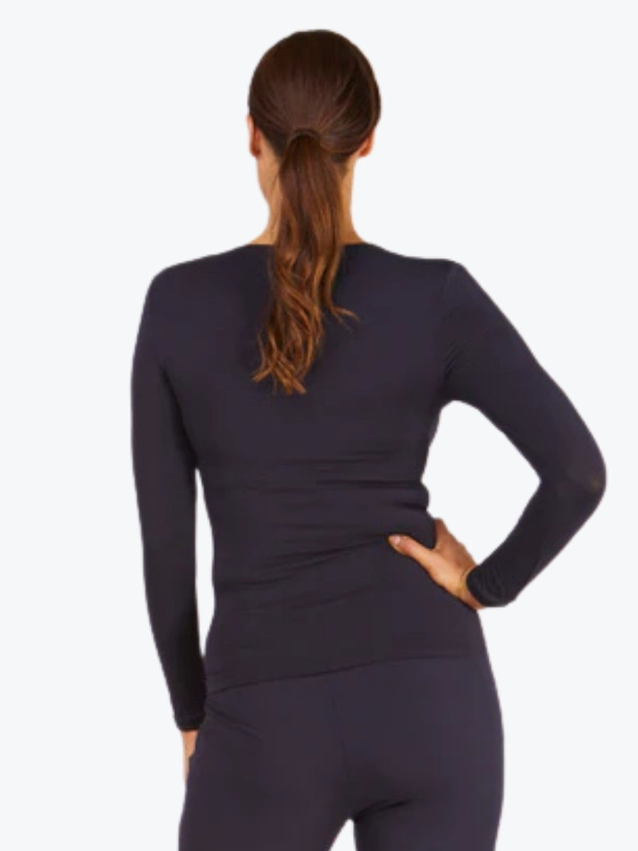 Tani High Neck Long Sleeve Top 79276