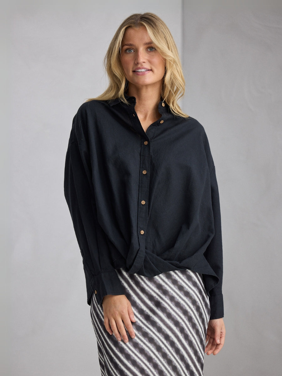 The Shanty Corporation Bonita Shirt in Black