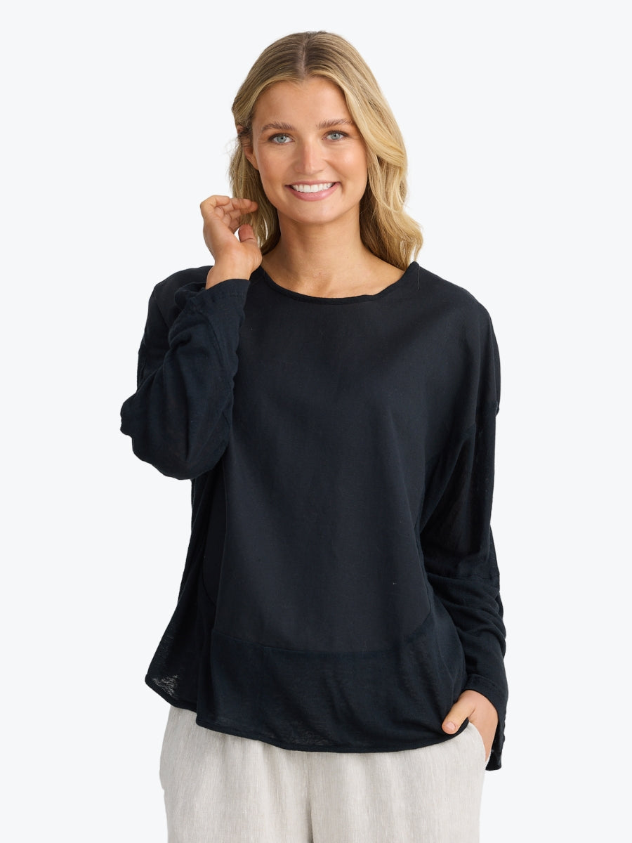 The Shanty Corporation Mentana Top in Black