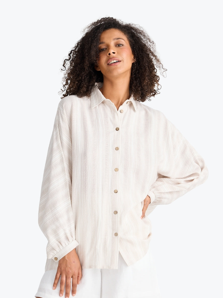The Shanty Milano Shirt in Tuscan Stripe