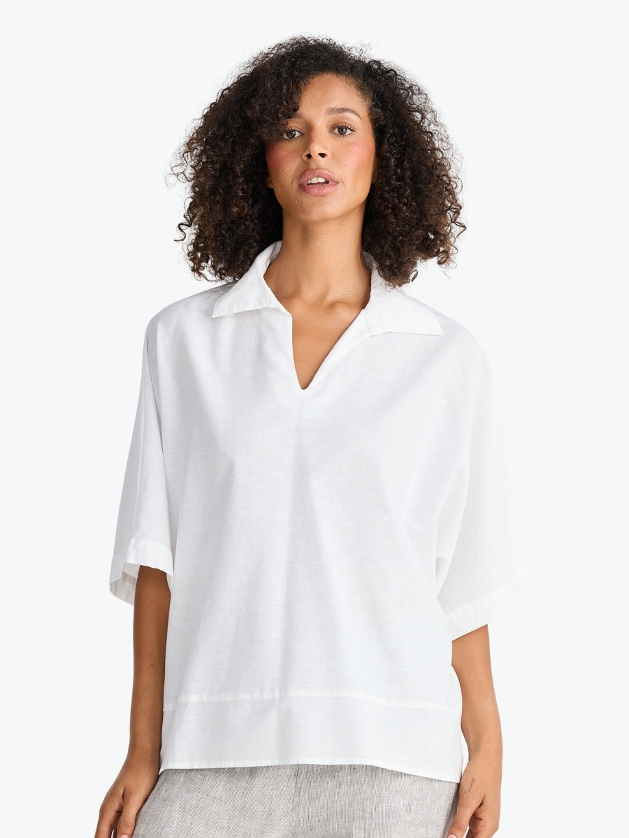 The Shanty Wander Top in White