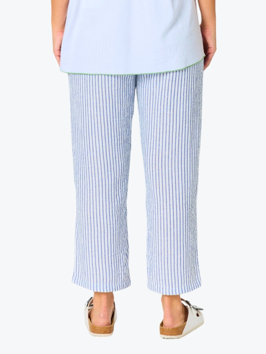 Threadz Amalfi Stripe Pant | Azure White