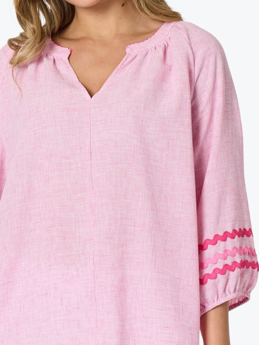 Threadz Canopy Ric Rac Top | Lipstick