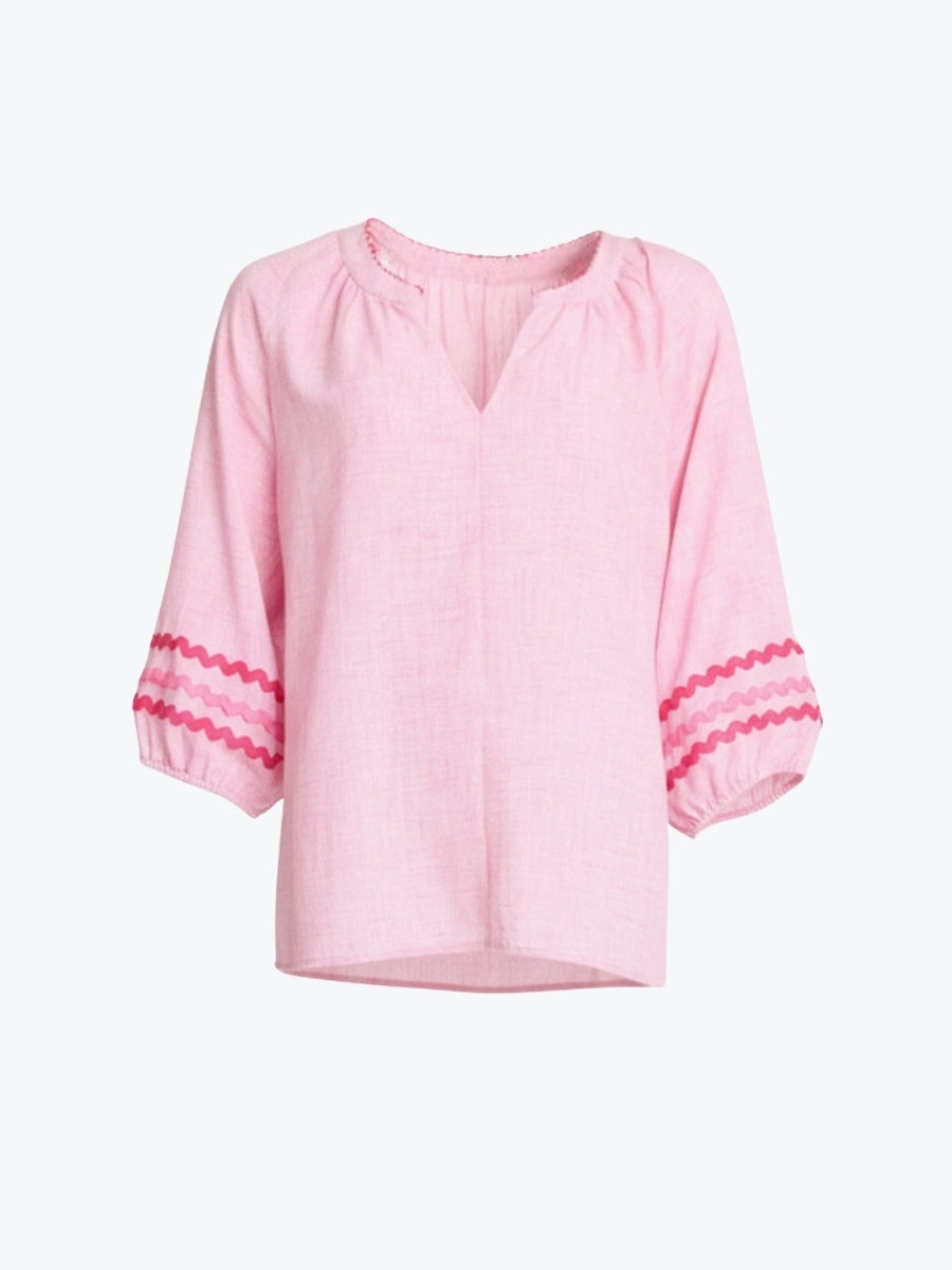 Threadz Canopy Ric Rac Top | Lipstick