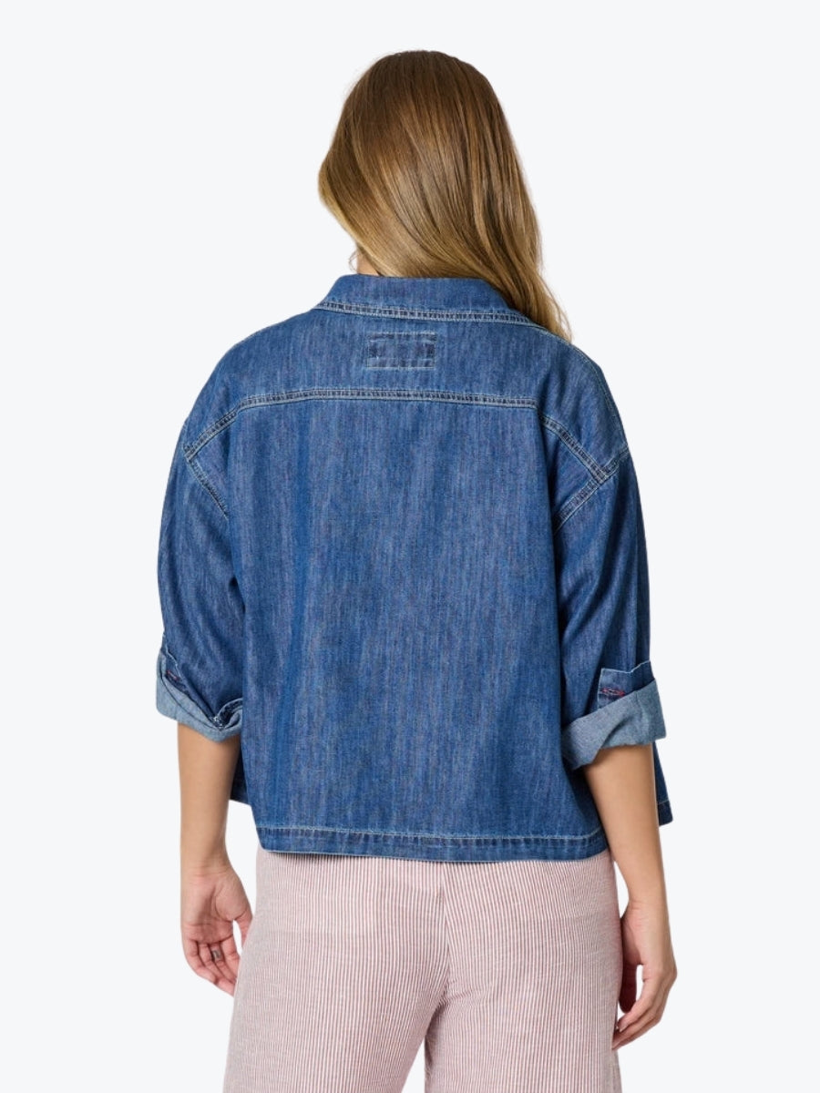 Threadz Coast Crop Denim Jacket | Denim