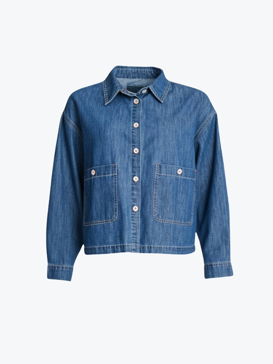Threadz Coast Crop Denim Jacket | Denim