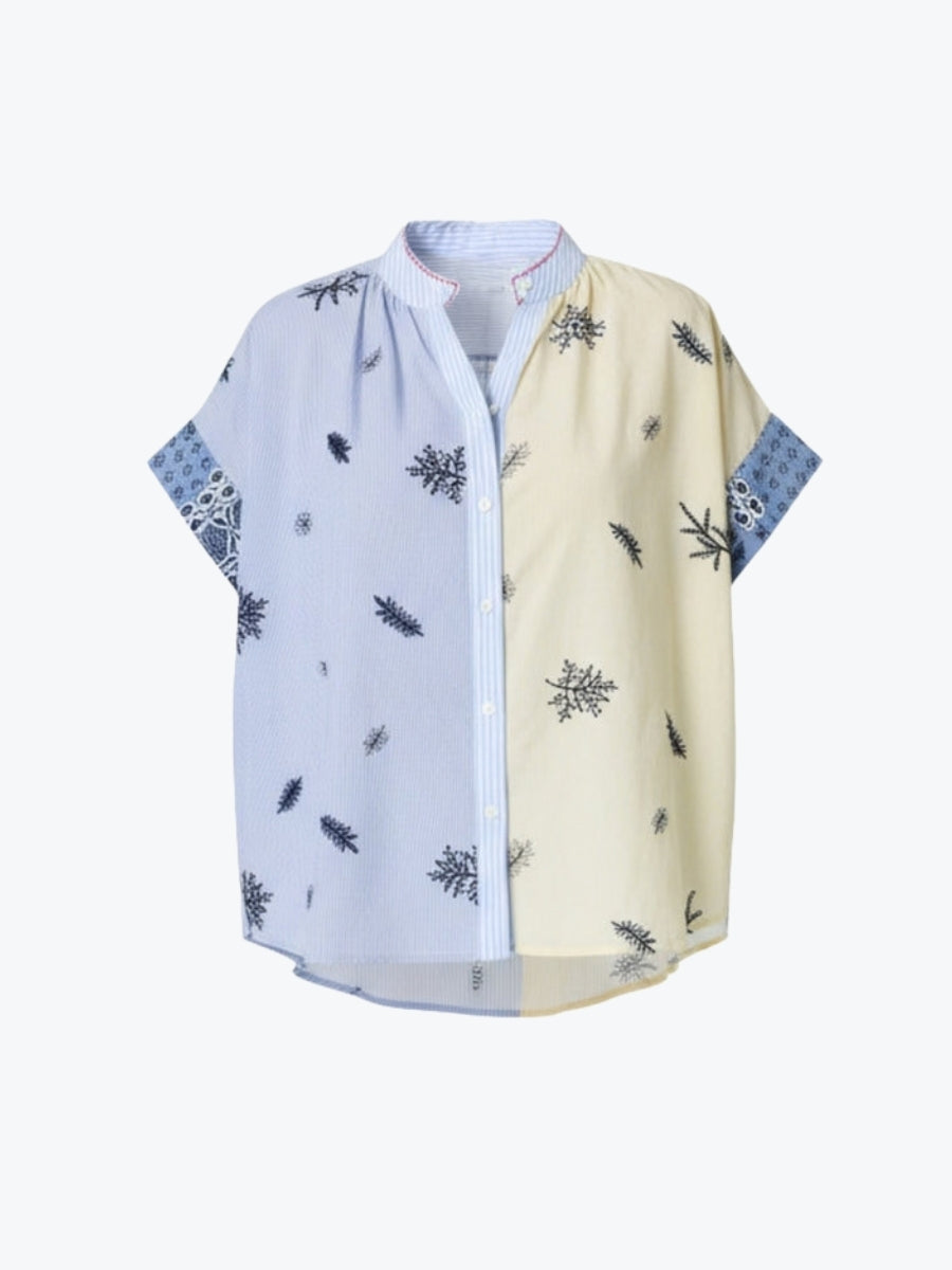 Threadz Costa Mesa Print Shirt | Navy Multi