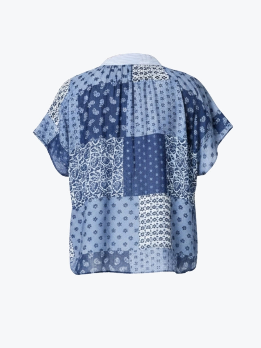 Threadz Costa Mesa Print Shirt | Navy Multi