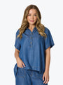 Threadz Dune Denim Top | Dark Denim