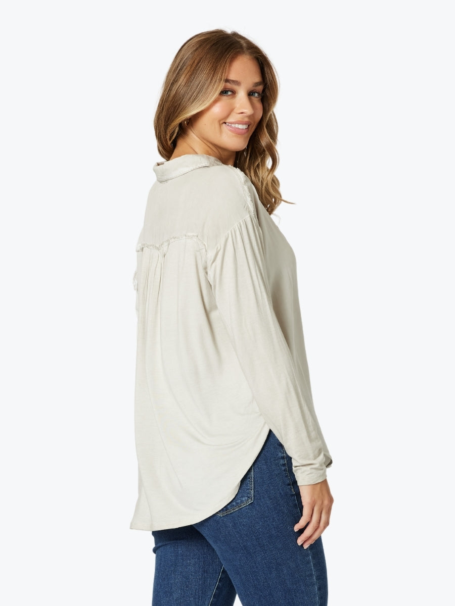 Threadz Paige Garment Washed Shirt 46672