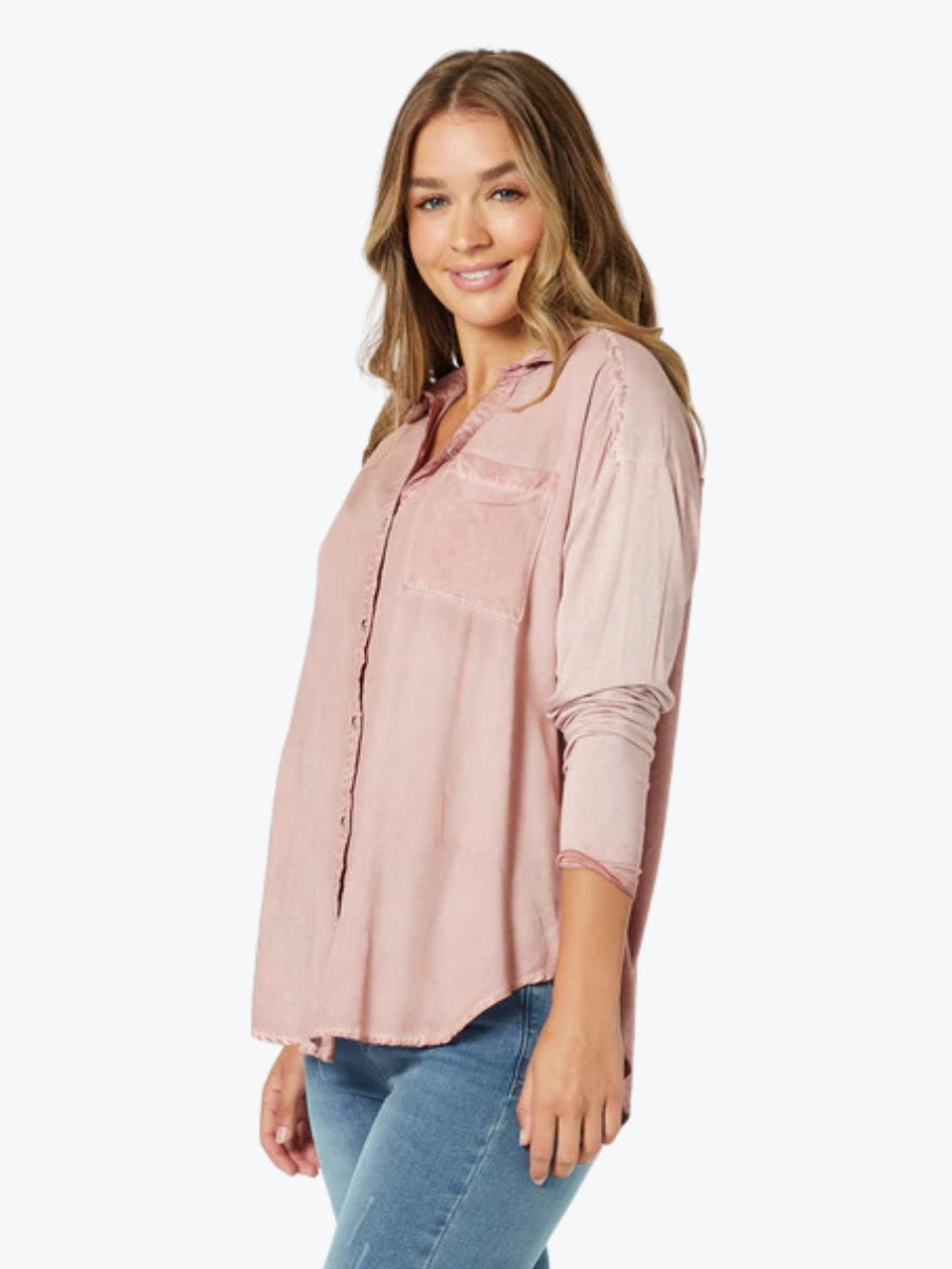 Threadz Paige Garment Washed Shirt 46672