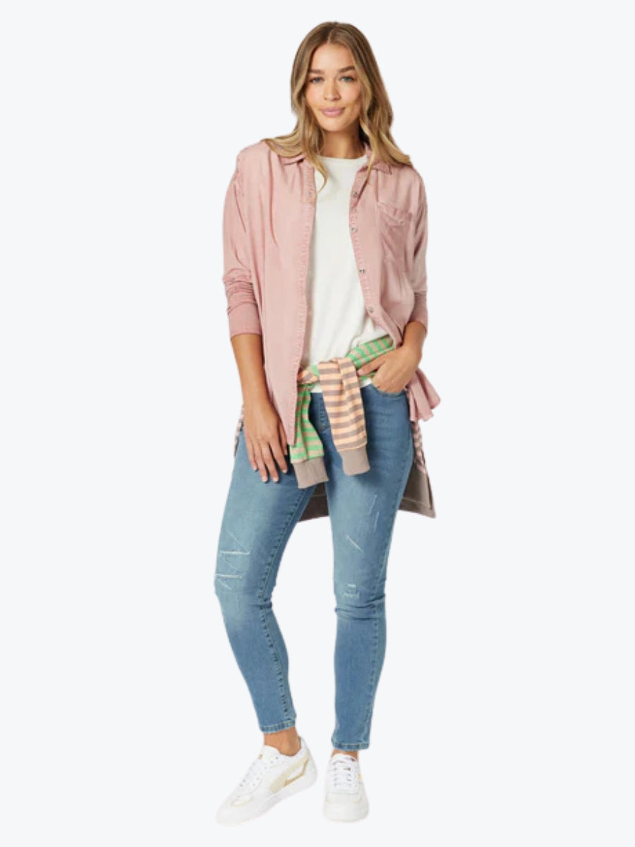 Threadz Paige Garment Washed Shirt 46672