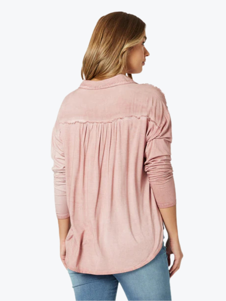 Threadz Paige Garment Washed Shirt 46672