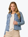 Threadz Retro Denim Jacket 46576 | Washed Denim