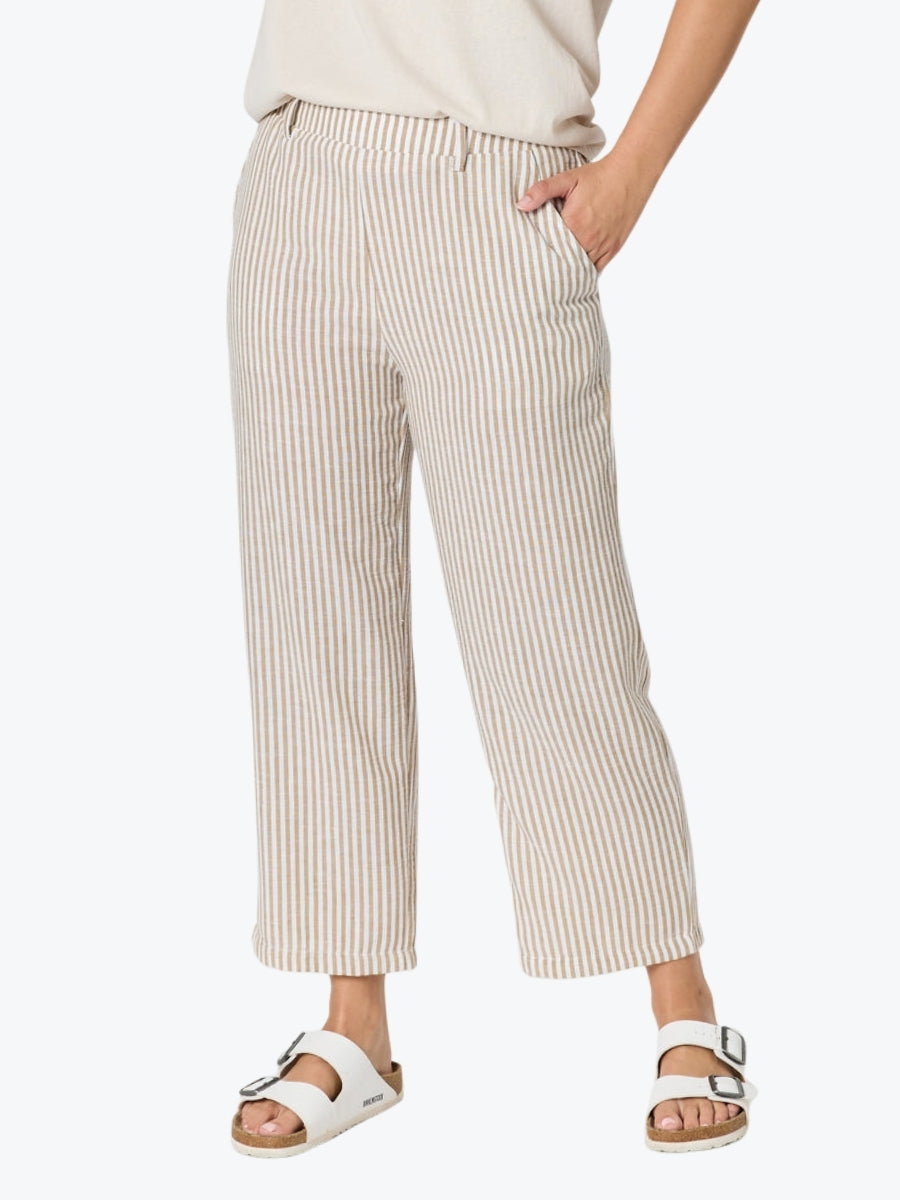 Threadz Urban Stripe Pant | Natural White