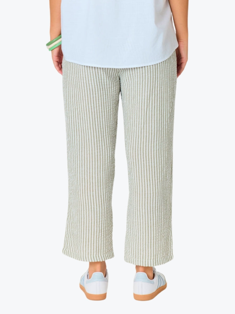 Threadz Urban Stripe Pant | Olive White