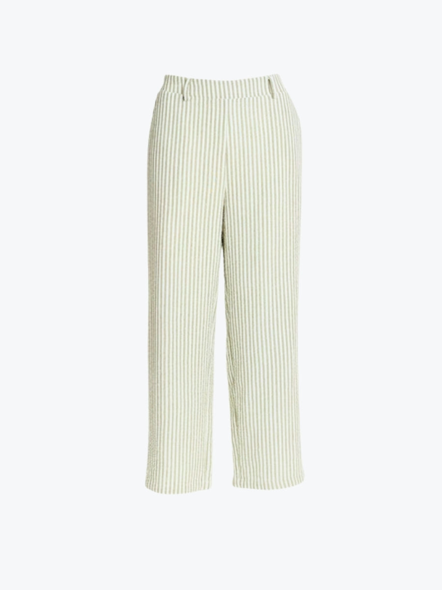 Threadz Urban Stripe Pant | Olive White