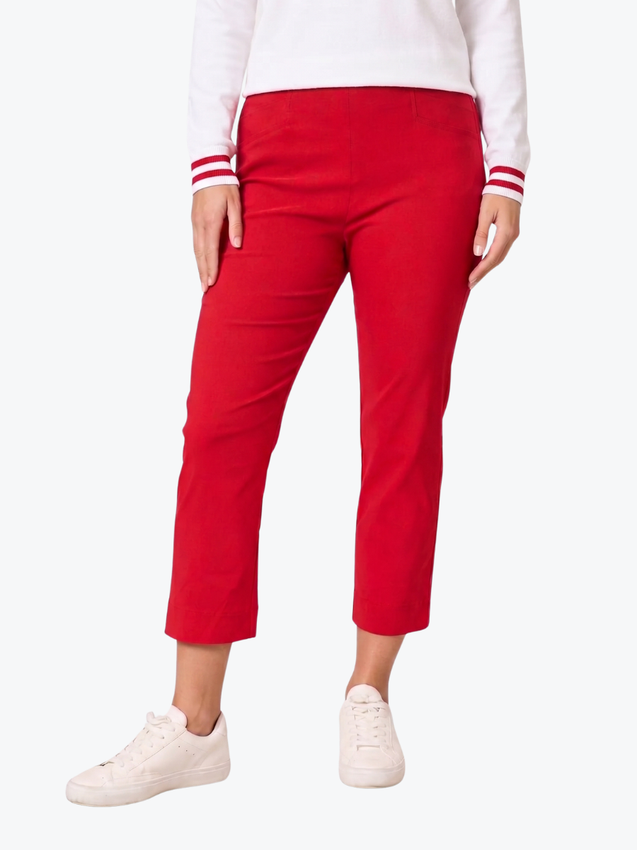 Threadz Zara Cropped Pant 6030 | Red