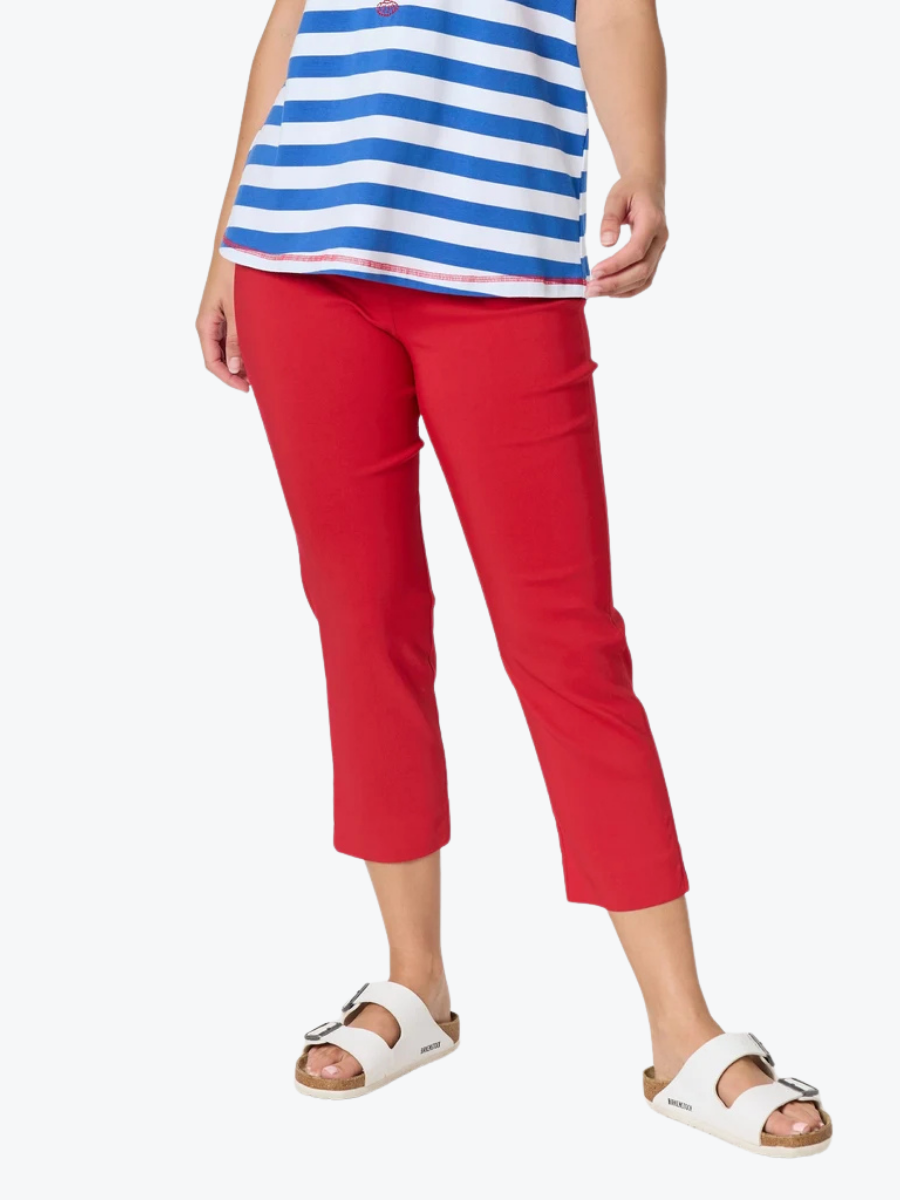 Threadz Zara Cropped Pant 6030 | Red