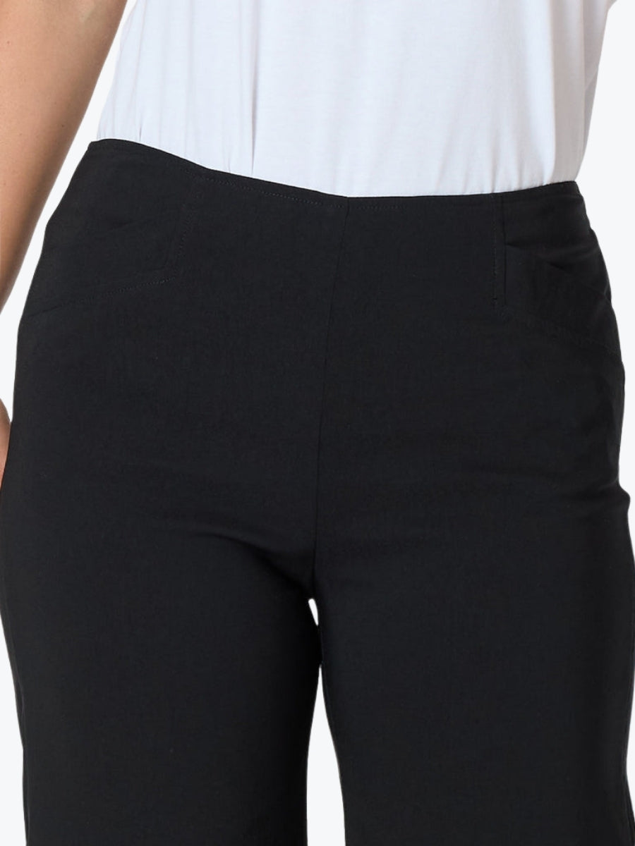 Threadz Zara Wide Leg Pant | Black